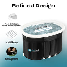 Load image into Gallery viewer, Icedoc Recovery Long Pod XXL, Cold Plunge Ice Bath Tub for Athletes and Adults