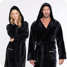 Load image into Gallery viewer, Icedoc Plush Hooded Bathrobe